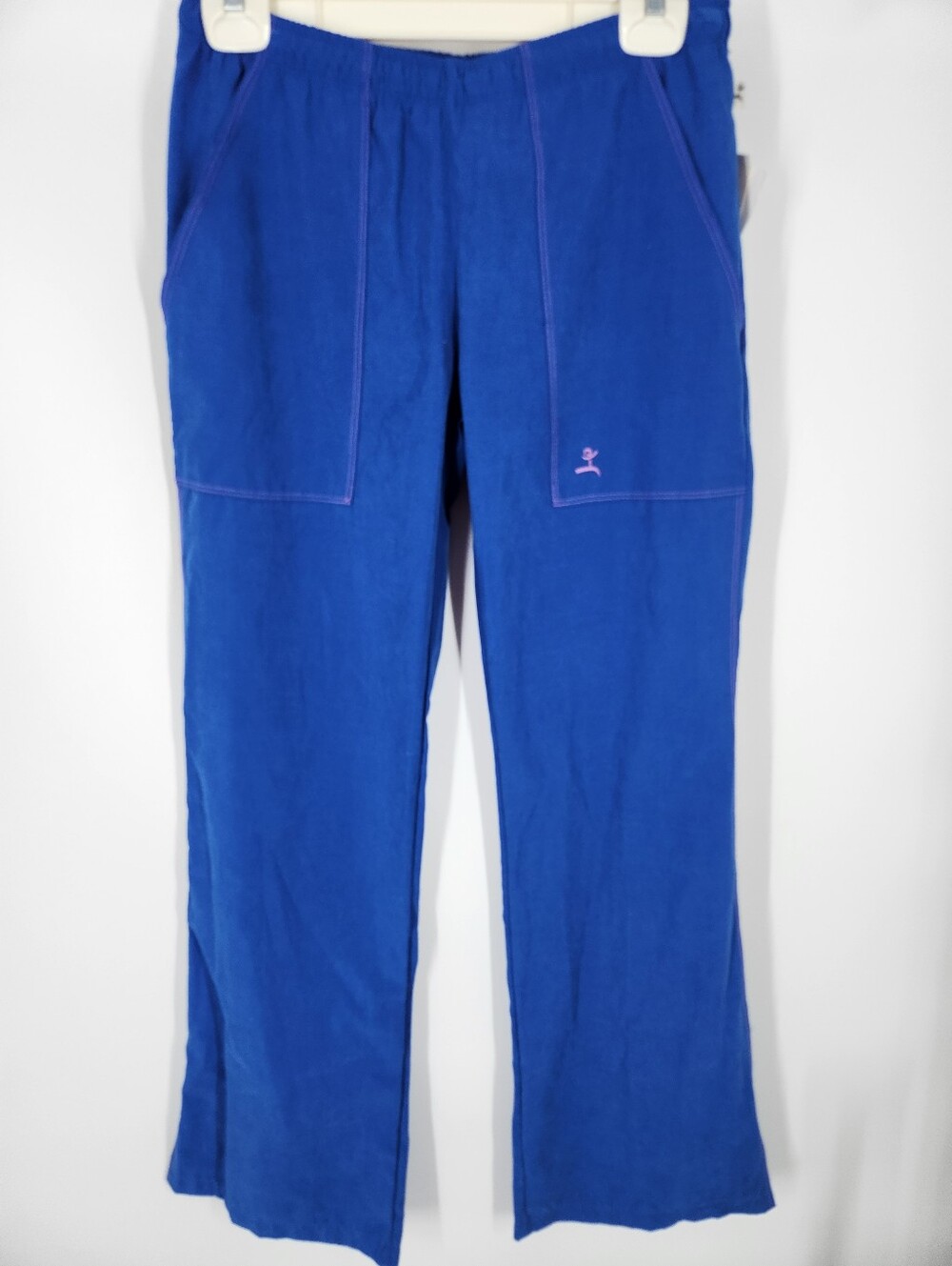 Kinesis Royal Blue Poly Sueded Quick Dry Active Pants Medium NWT